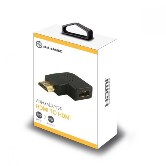 Picture of ALOGIC RIGHT ANGLE HDMI (M) TO HDMI (F) ADAPTER - MALE TO FEMALE