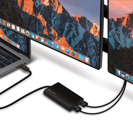 Picture of ALOGIC THUNDERBOLT 3 (USB-C) TO DUAL DISPLAYPORT ADAPTER - 4K 60 HZ
