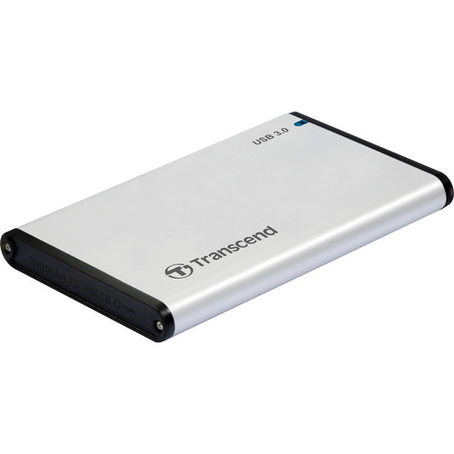 Picture of TRANSCEND 2.5" STOREJET SATA HD EXTERNAL ENCLOSURE USB 3.0 INTERFACE (SILVER)