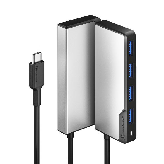 Picture of USB-C FUSION SWIFT 4-IN-1 HUB- 4 X USB-A (USB 3.0) - SPACE GREY